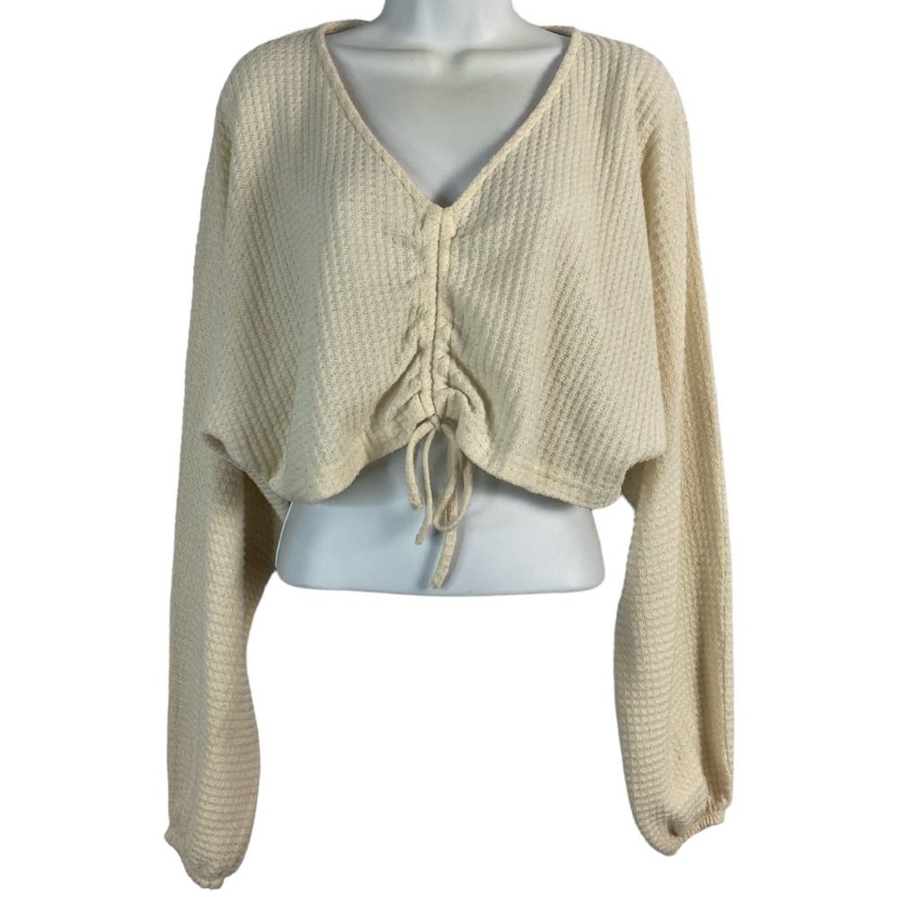 Urban Outfitters Out From Under Cinched Cropped Sweater Size Small
